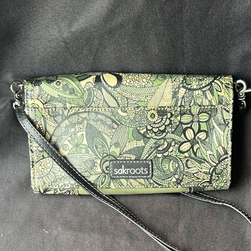 Sakroots Thea Phone Crossbody Wristet Wallet/Circle Olympic Smartphone Crossbody